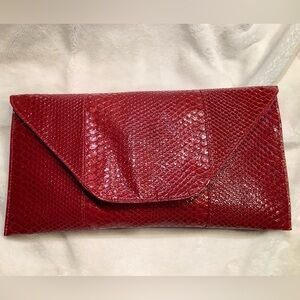Elegant Red Clutch Bag